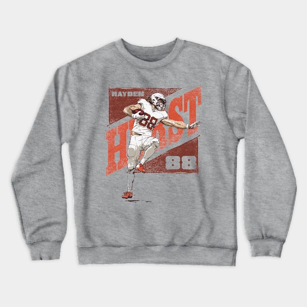 Hayden Hurst Cincinnati Highlight Crewneck Sweatshirt by Chunta_Design